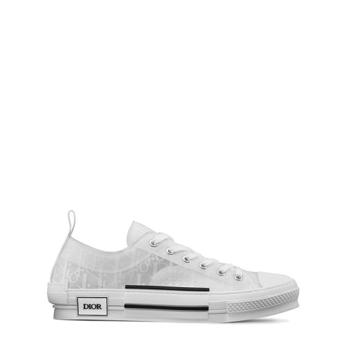 DIOR/迪奥 B23系列 男女同款白色Oblique帆布低帮运动鞋3SN249YNT_H060