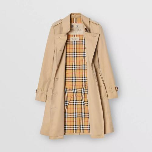  BURBERRY 22年秋冬 女士 切尔西版型 - 中长款 Heritage Trench 风衣 40733761 预定商品1-3周发货