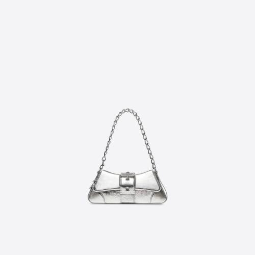  BALENCIAGA巴黎世家 22年秋冬 女士 手提包 Lindsay 小号波纹镜肩带包 701141210C78110