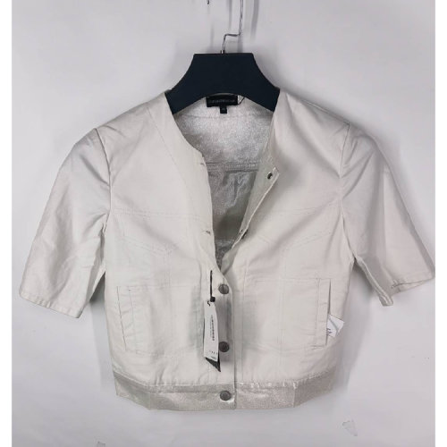 Emporio Armani/安普里奥阿玛尼 女士白色短袖外套AGB01 CB G1瑕疵折扣