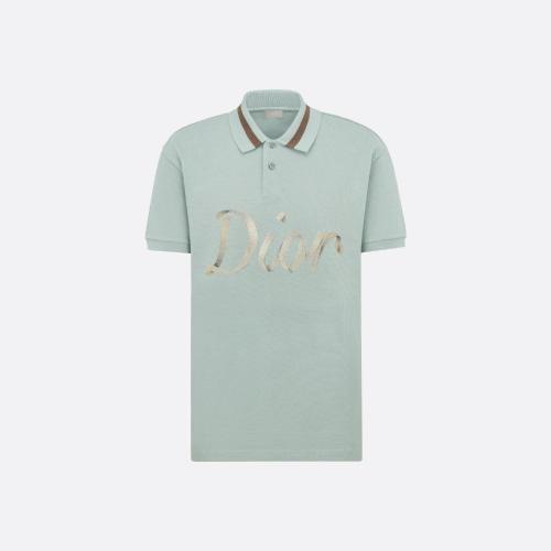  DIOR迪奥 22年春夏 男士 短袖Polo 宽松版型 Polo 衫 293J831A0455_C680