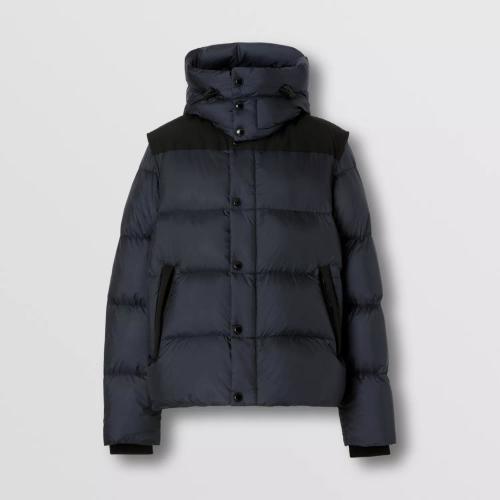  BURBERRY 22年秋冬 男士 可拆式衣袖连帽羽绒服 80591401