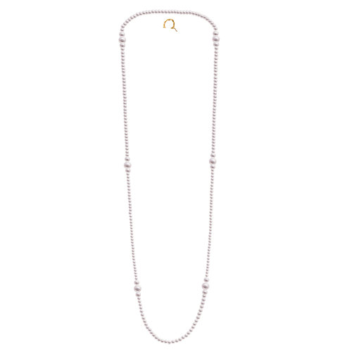 zhuella/珠艾乐 日本akoya海水珠珍珠 项链毛衣链吊坠 配14k金扣3种以上戴法