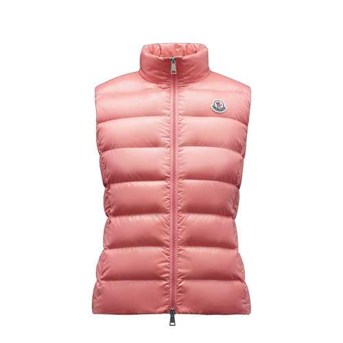 Moncler/蒙克莱 22年秋冬新款 Ghany系列 珊瑚粉色无袖羽绒服马甲H20931A5250068950539