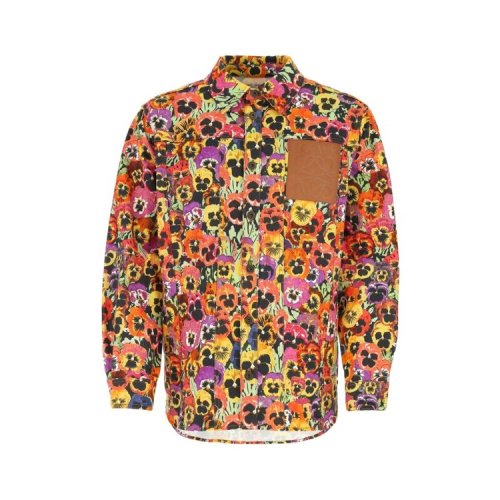 LOEWE/罗意威 女士印花皮革外套 H526Y05W27 9990