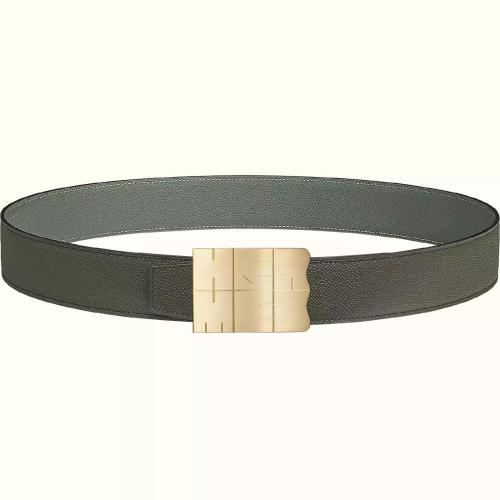  HERMES爱马仕 22年秋冬 男士 腰带 Boucle de ceinture Typo %26 Cuir de ceinture reversible 3