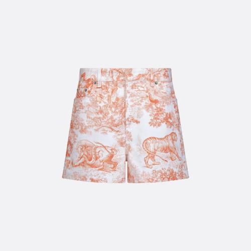  DIOR迪奥 22年秋冬 女士 短裤 Dioriviera 短裤 242P26A3526_X2825