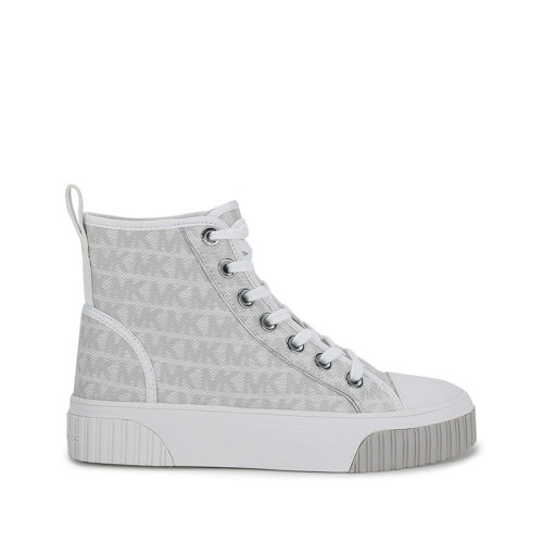 Michael Kors/迈克·科尔斯 2021款 MK女鞋 织物系带高帮运动鞋板鞋帆布鞋 43T1GTFE6Y
