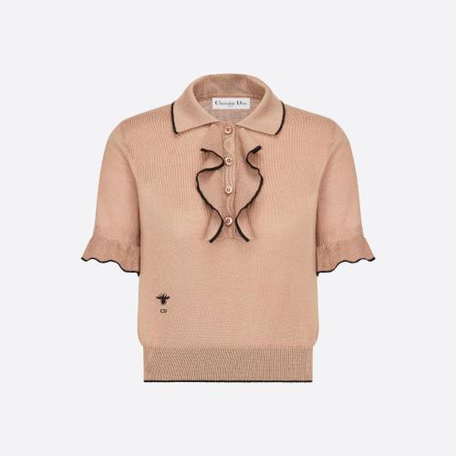  DIOR迪奥 22年秋冬 女士 针织衫 短袖针织衫 314S52AM102_X4880