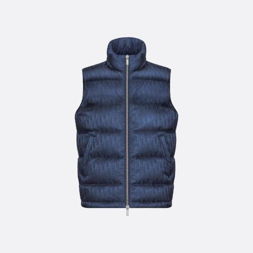  DIOR迪奥 22年秋冬 男士 马甲 Doudoune sans manches Dior Oblique 033C410A4462_C595