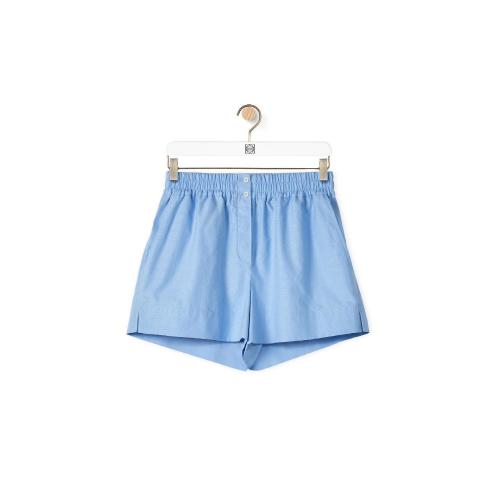  LOEWE罗意威 22年秋冬 女士 短裤 Boxer shorts in cotton S359Y04X39-6410