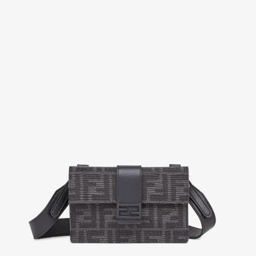  FENDI芬迪 22年秋冬 男士 单肩包 拼色布料手袋 7M029_9ZLF1DGS