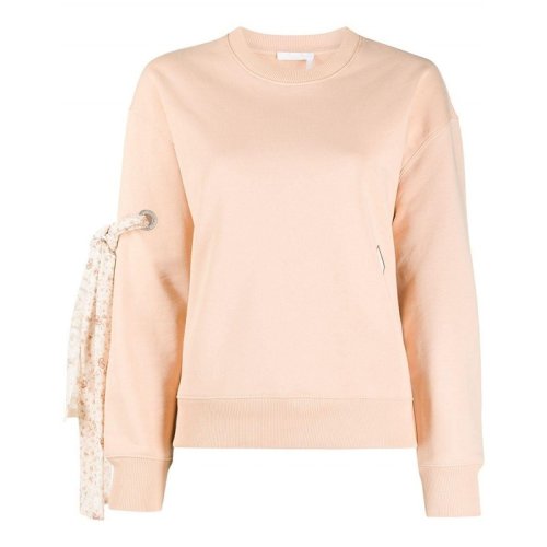 CHLOE/克洛伊 女士裸粉色棉质卫衣 C21SJH36086 6H3 PLFSX