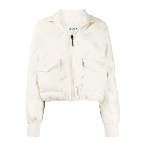 Kenzo/高田贤三  女装 服装 红色鹅绒绗缝短款飞行服夹克 女士羽绒服 FA52BL105580