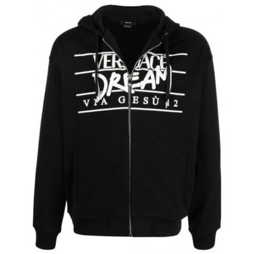  VERSACE/范思哲 男士黑色棉质卫衣 1005203 1A03493 1B000 PLFSX