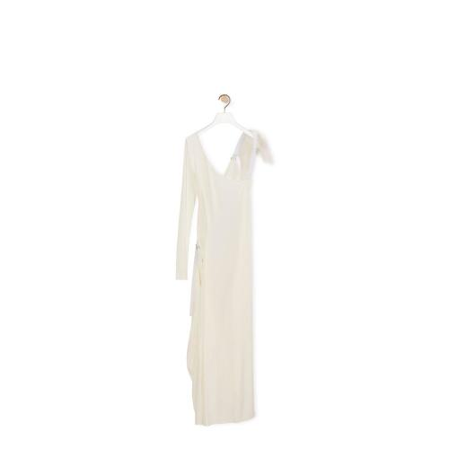  LOEWE罗意威 22年秋冬 女士 连衣裙 Asymmetric dress in viscose S359Y51X14-2100