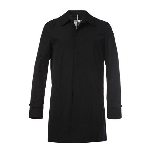 BURBERRY/博柏利  男装 服装 男士黑色棉质商务外套风衣 男士大衣