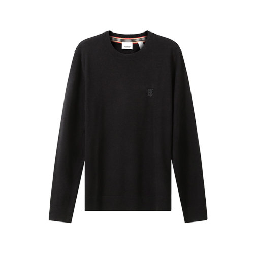 BURBERRY/博柏利 男士针织衫/毛衣 男款山羊绒圆领长袖针织衫羊绒衫专属标识图案刺绣 80292471