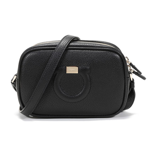 SalvatoreFerragamo/菲拉格慕 女士CITY系列牛皮GANCINI相机包单肩斜挎包21H006