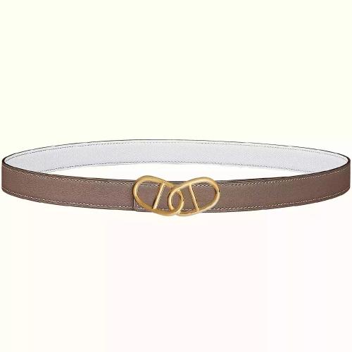  HERMES爱马仕 22年秋冬 女士 腰带 Boucle de ceinture Escale %26a; Cuir de ceinture reversib