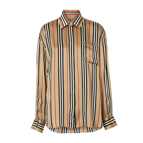 BURBERRY/博柏利 标志性条纹女士长袖衬衫 8011074 1