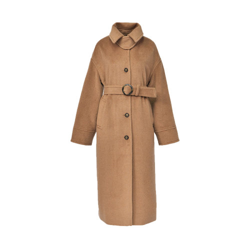 GeleiStory/GeleiStory  秋冬新款经典气质款高支羊驼毛H型围脖款大衣  女士大衣