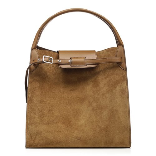 CELINE/赛琳 19年春夏 方扣 复古 女包  女性 Big Bag Bucket系列 托特包 米色 手提包 189863BEJ 04FG