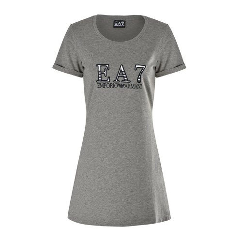  Emporio Armani/安普里奥阿玛尼 女士灰色棉质连衣裙裙子 3GTT08 J29Z 3905 PLFSX