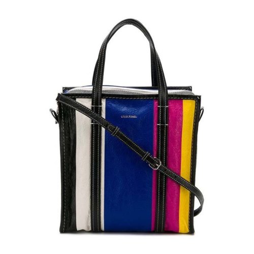 Balenciaga/巴黎世家 19年春夏 手提包 女性 条纹 拼色 混色 手提包 513990#0Q7LN#4285