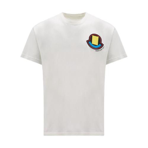 MONCLER蒙可蒙克莱 22年秋冬 男士 短袖T恤 Logo Motif T-Shirt H20928C00010M2326034