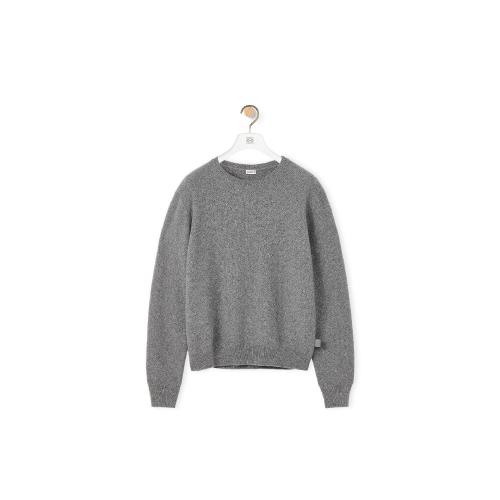  LOEWE罗意威 22年秋冬 男士 长袖衬衫 Pique knit sweater in wool and cashmere H526Y14KCL-1