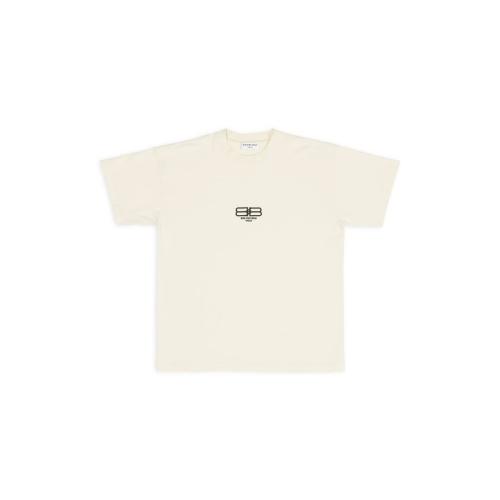  BALENCIAGA巴黎世家 22年秋冬 女士 短袖T恤 bb paris icon t-shirt medium fit 612965TMVG790