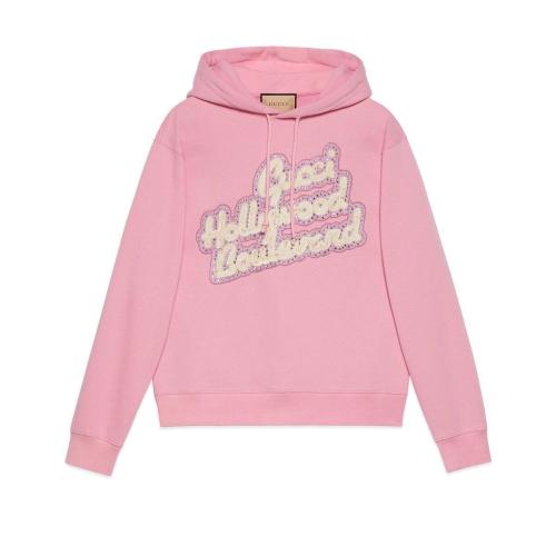  GUCCI古驰 22年秋冬 男士 贴饰针织棉卫衣 646953 XJEMY 5358