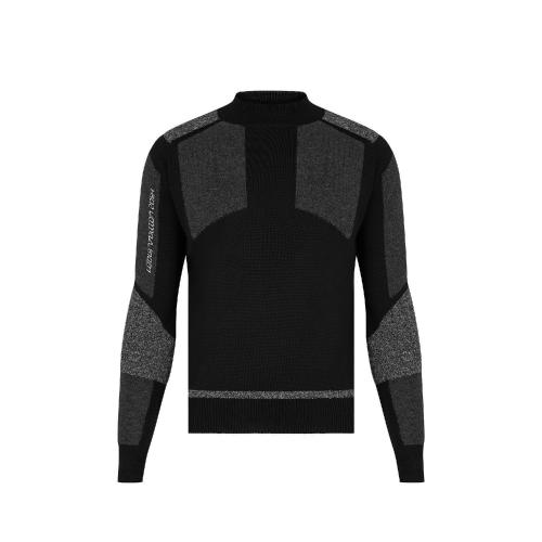  LV路易威登 22年春夏 男士 针织衫 Pull en patchwork a col montant 2054 1A8H1B 1A8H1A 1A8H 预定商品2-6周发货