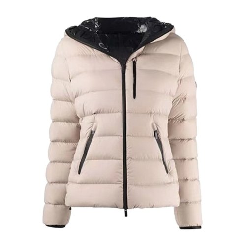  Moncler/蒙克莱 女士浅粉色聚氨酯羽绒服 1A00023-53132-575 PLFSX