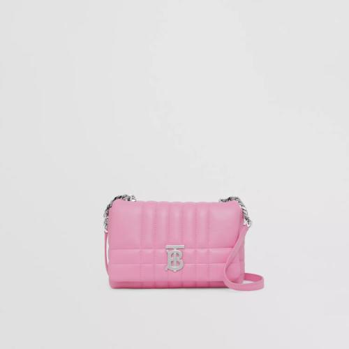  BURBERRY 22年秋冬 女士 Lola - 绗缝皮革迷你萝纳学院风斜挎包 80551621