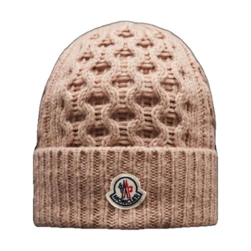  MONCLER蒙可蒙克莱 22年秋冬 女士 帽子 Cable Knit Beanie H20933B00025M2039235