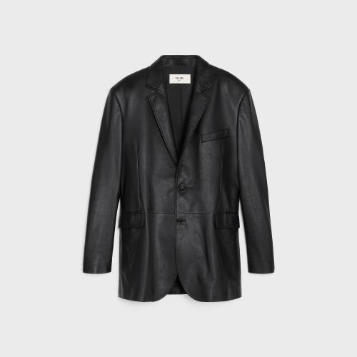  CELINE赛琳思琳 22年秋冬 男士 夹克 VESTE BOXY AGNEAU SOUPLE 2F294318Q.38NO