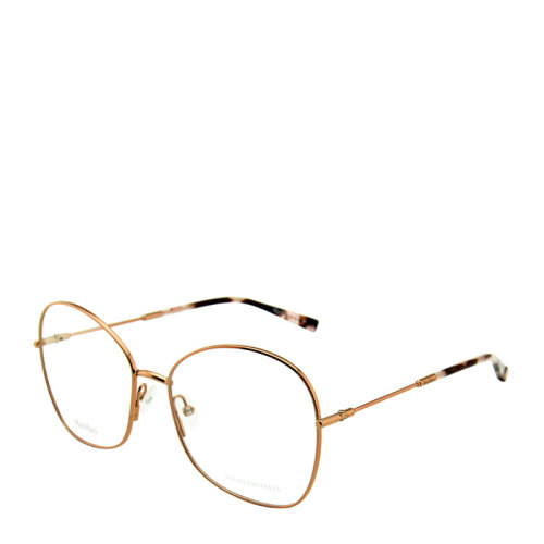 MaxMara/麦丝玛拉 复古 轻架 合金 多边 圆框 女士 光学镜架 3色可选 近视 眼镜框 眼镜架 MM1418 57mm