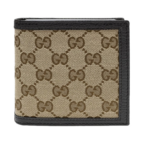 GUCCI/古驰 男士棕色牛皮短款折叠钱包 150413-KY9LN-9903