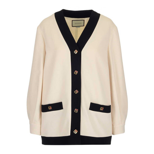 GUCCI/古驰 20年春夏 服装 女性 白色 女士针织衫/毛衣 596871/ZKR019102