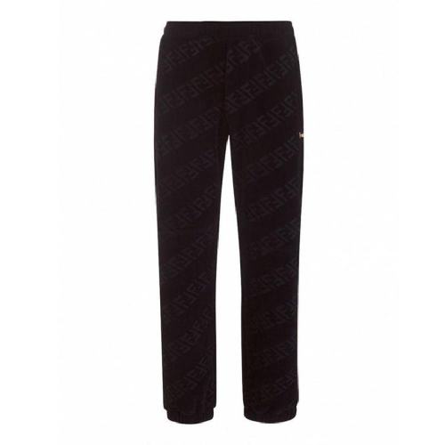  FENDI/芬迪 男士黑色羊毛休闲裤 FB0496AHCA F0QA1 PLFSX