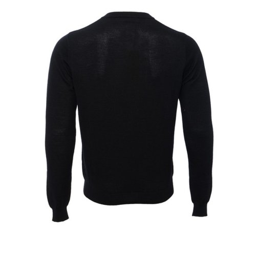  VERSACE JEANS COUTURE 男士黑色时尚休闲针织衫/毛衣 B5GMA817 6654 899 PLFSX