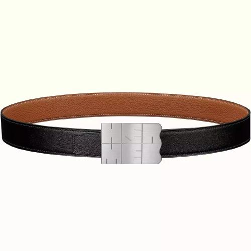  HERMES爱马仕 22年秋冬 男士 腰带 Boucle de ceinture Typo %26a; Cuir de ceinture reversible