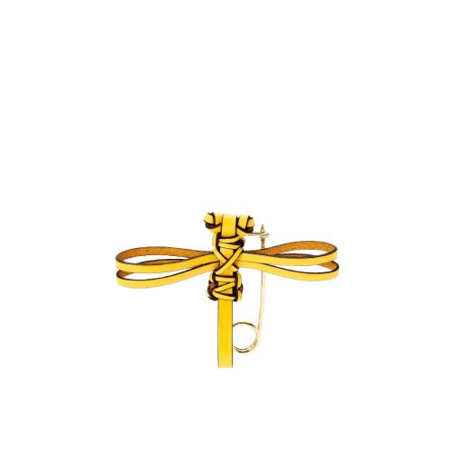 LOEWE罗意威 22年秋冬 女士 钥匙扣 Dragonfly pin charm in calfskin and metal C621232X88-8