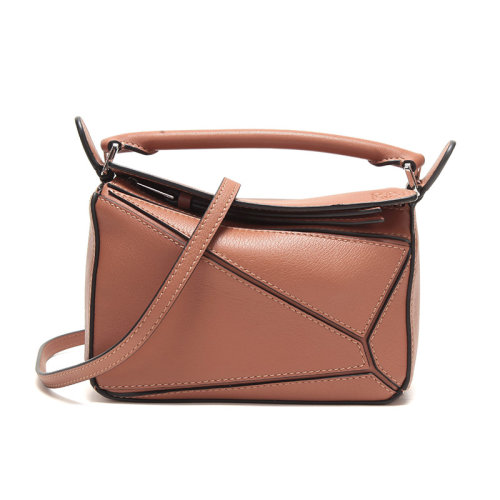 LOEWE/罗意威女士Puzzle系列牛皮Mini手提单肩斜挎包32230U95