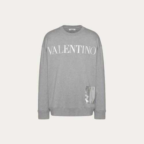  VALENTINO华伦天奴 22年秋冬 男士 卫衣 SWEAT-SHIRT RAS-DU-COU A_VEC MOTIF VALENTINO LAMé