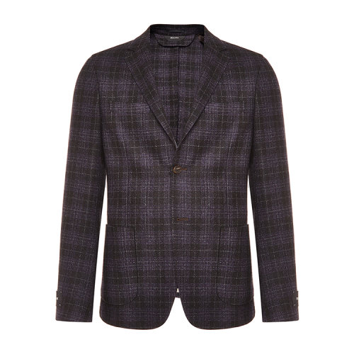 Z Zegna 深灰色 假两件可拆卸男士西装 1DNGG0-854768-768