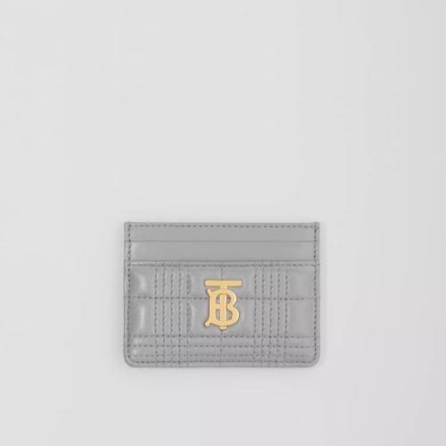  BURBERRY 22年秋冬 女士 Lola – 绗缝皮革萝纳卡片夹 80613061