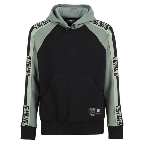  FENDI/芬迪 男士黑色涤纶卫衣 FAF588 A529 F1DS9 PLFSX